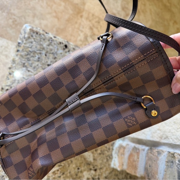 Louis Vuitton Neverfull MM Demier Ebene coated canvas with,clutch,dust bag,box - Picture 5 of 8
